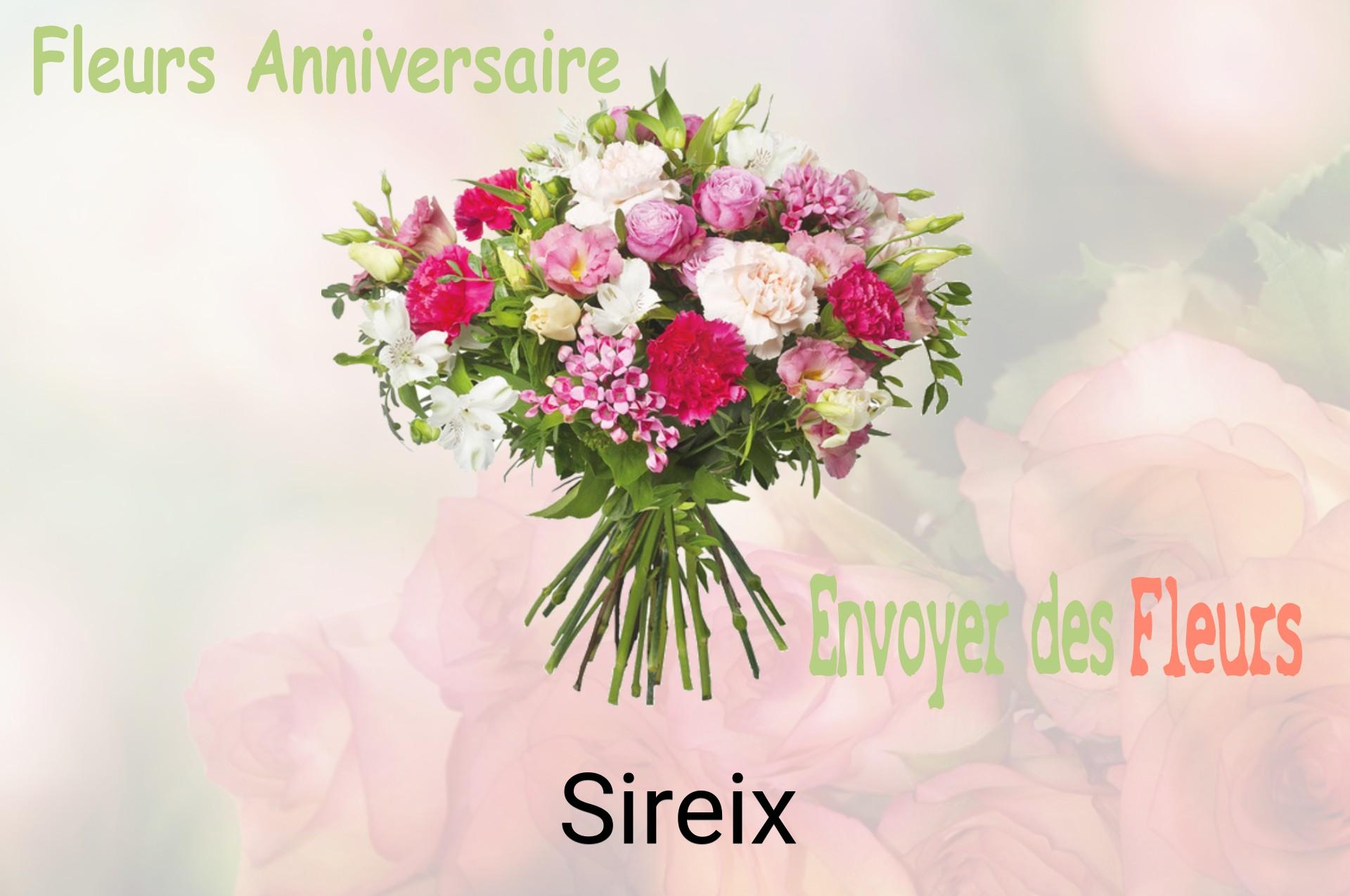 Bouquet de fleurs d’anniversaire livré à Sireix